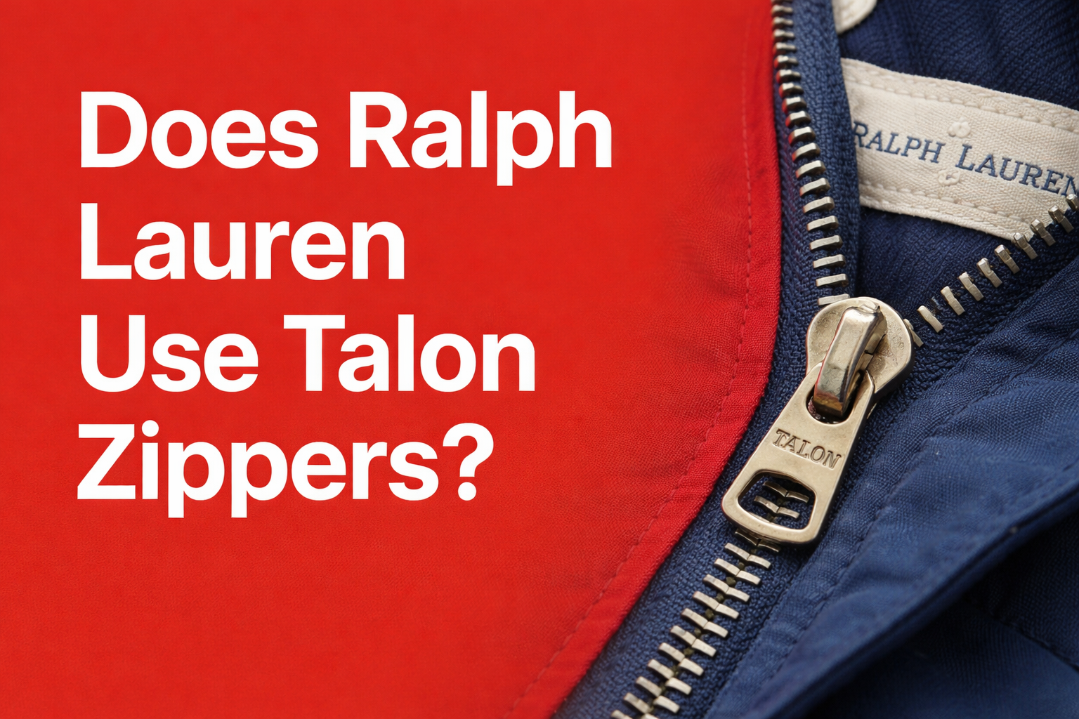 Does Ralph Lauren Use Talon Zippers? [Truth 2026]
